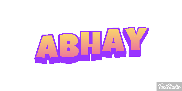 Abhay Effet de texte