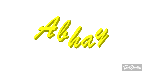 Abhay Effet de texte