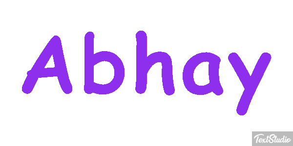 Abhay Effet de texte
