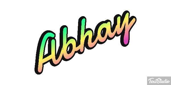 Abhay Effet de texte