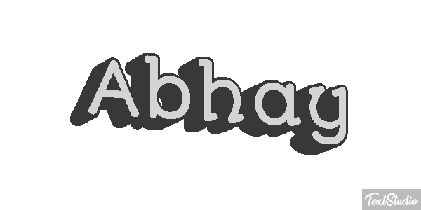 Abhay Effet de texte
