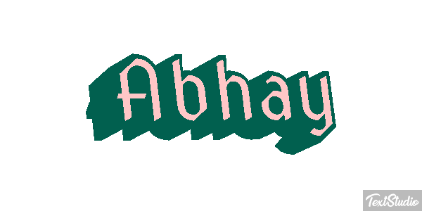 Abhay Effet de texte