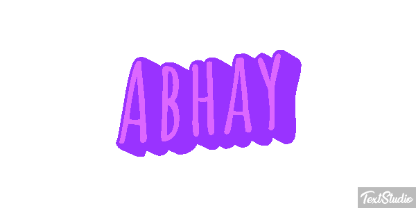 Abhay Effet de texte