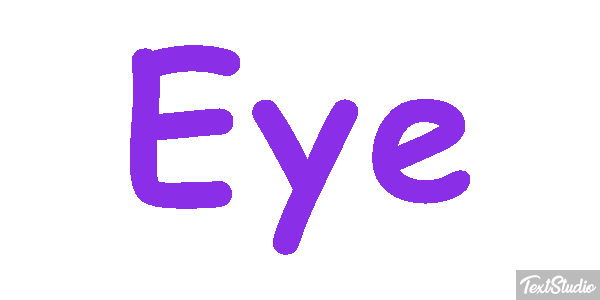 Eye Text effect