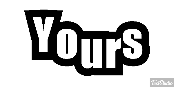 Yours Text effect