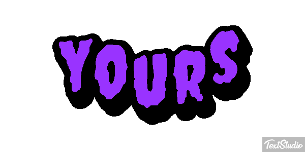 Yours Text effect