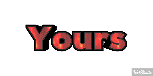 Yours Text effect