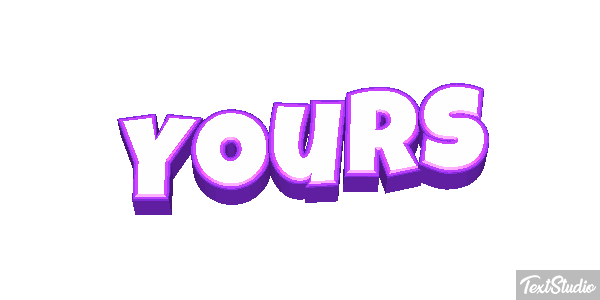 Yours Text effect