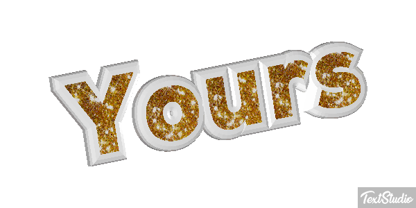 Yours Text effect