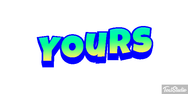Yours Text effect