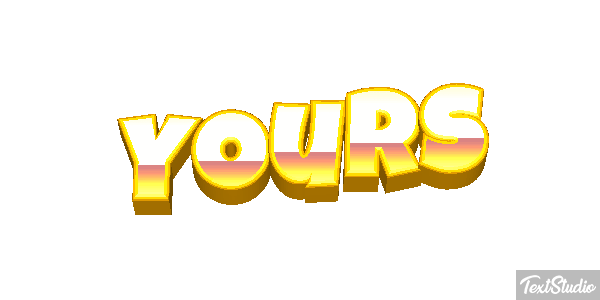 Yours Text effect