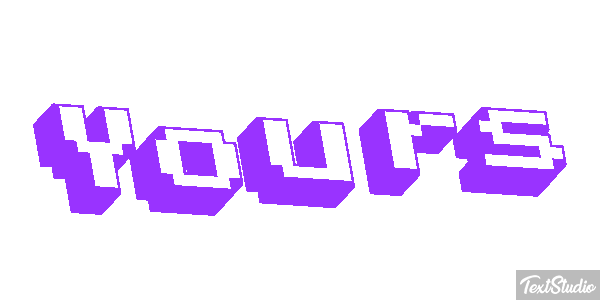 Yours Text effect
