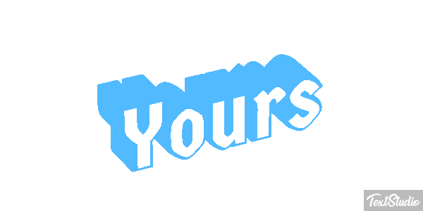 Yours Text effect