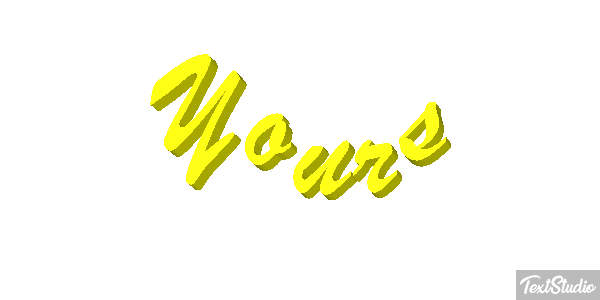 Yours Text effect