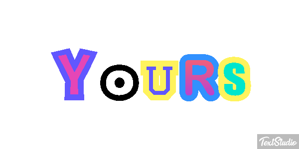 Yours Text effect