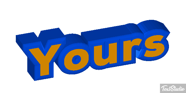 Yours Text effect