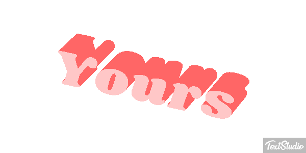 Yours Text effect