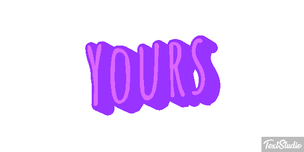 Yours Text effect