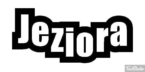 Jeziora Efekt tekstowy