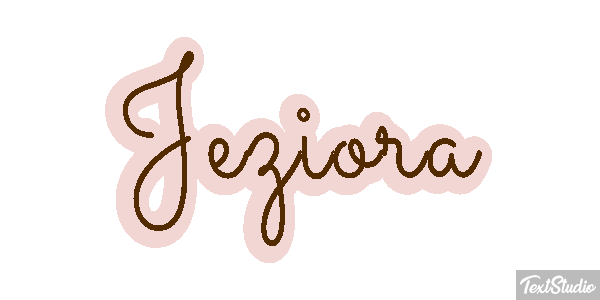 Jeziora Efekt tekstowy