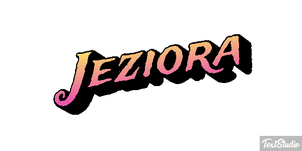 Jeziora Efekt tekstowy