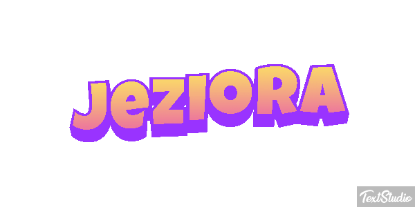 Jeziora Efekt tekstowy