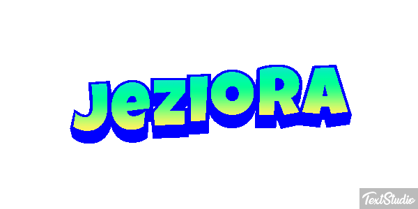 Jeziora Efekt tekstowy