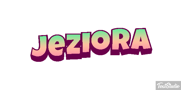 Jeziora Efekt tekstowy