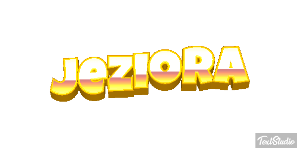Jeziora Efekt tekstowy