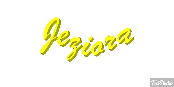 Jeziora Efekt tekstowy