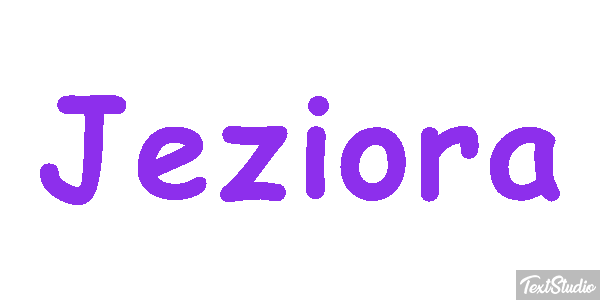 Jeziora Efekt tekstowy