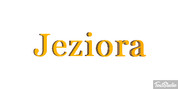 Jeziora Efekt tekstowy