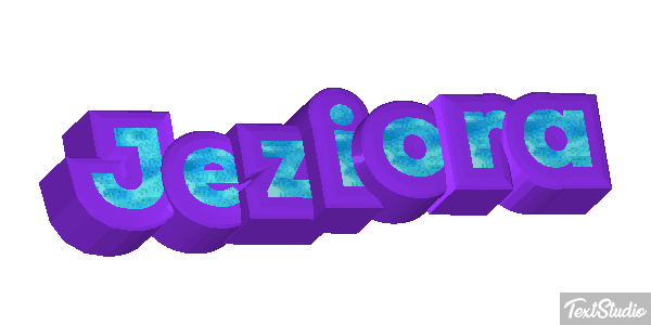 Jeziora Efekt tekstowy