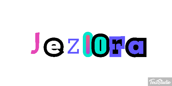 Jeziora Efekt tekstowy