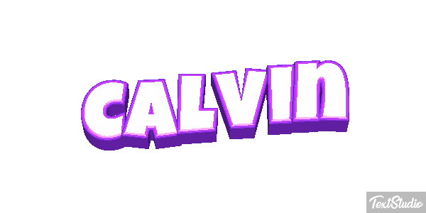 Calvin Text effect