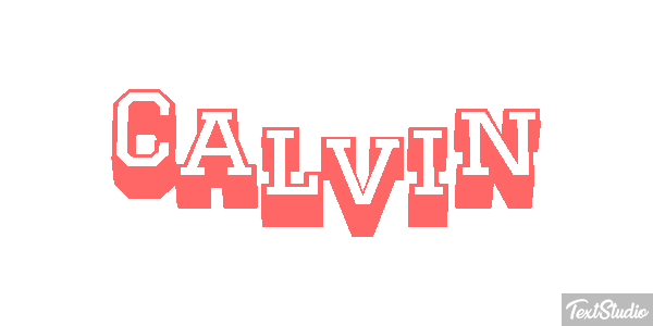 Calvin Text effect