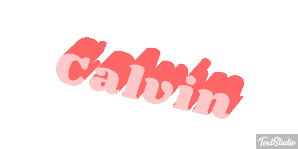 Calvin Text effect