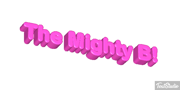 The Mighty B! Efekt tekstowy
