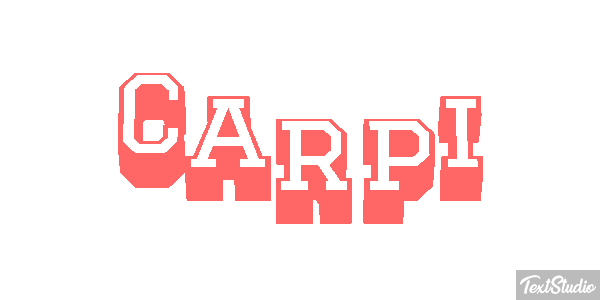 Carpi Effet de texte