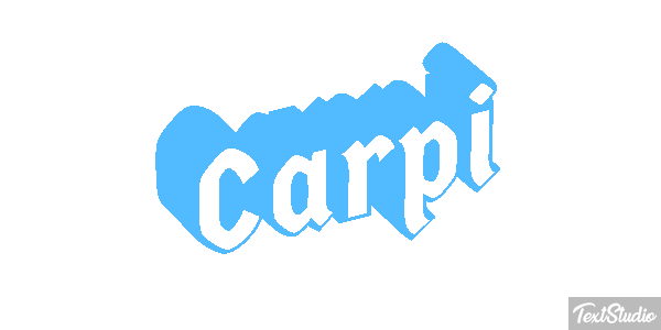 Carpi Effet de texte