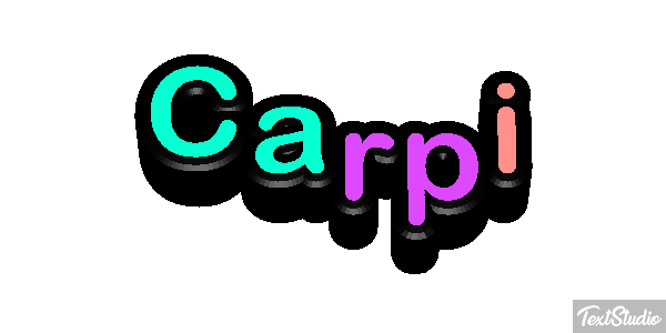 Carpi Effet de texte