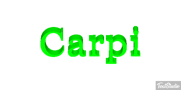 Carpi Effet de texte