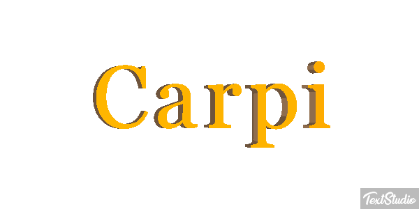 Carpi Effet de texte
