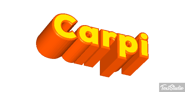 Carpi Effet de texte