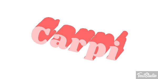 Carpi Effet de texte