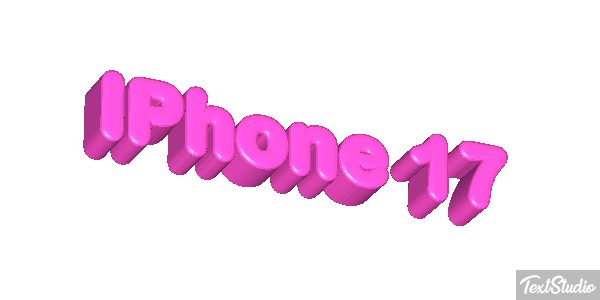 IPhone 17 Text effect