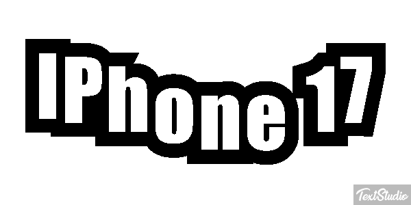 IPhone 17 Text effect