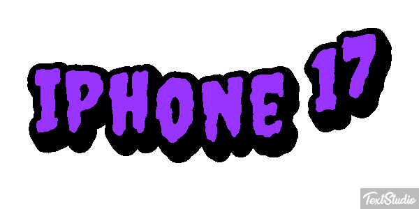 IPhone 17 Text effect