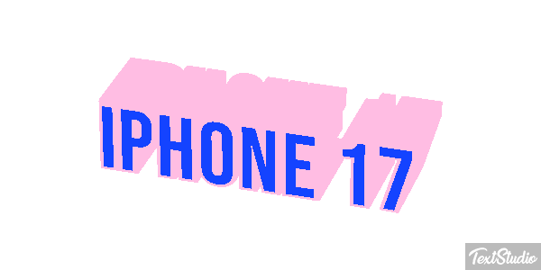 IPhone 17 Text effect