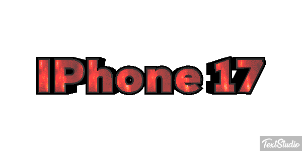 IPhone 17 Text effect